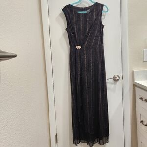 Alexa B Nites Formal Black Autumn Dress Size 6